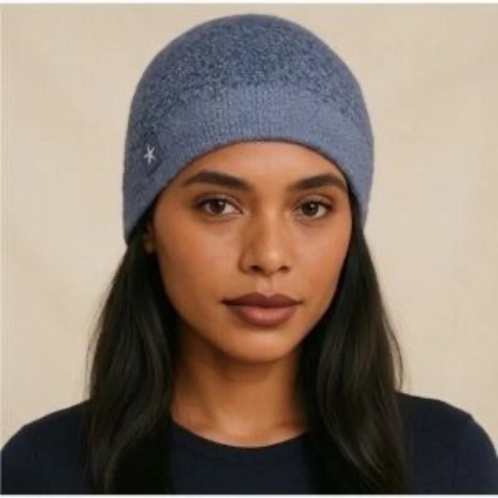 Barefoot Dreams CozyChic Lite Confetti Beanie Deep Sea Blue-Indigo One Size